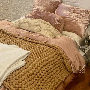 Bearaby Weighted Blanket - Tree Napper (Clay) - 20 LBs